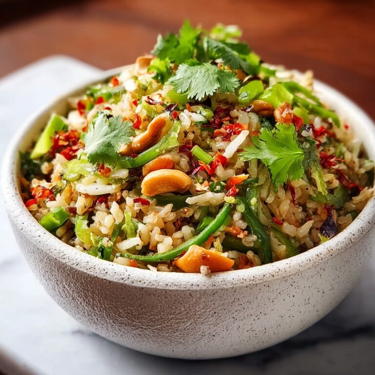 Crispy Rice Salad with Peanut-Chili Dressing Recipe