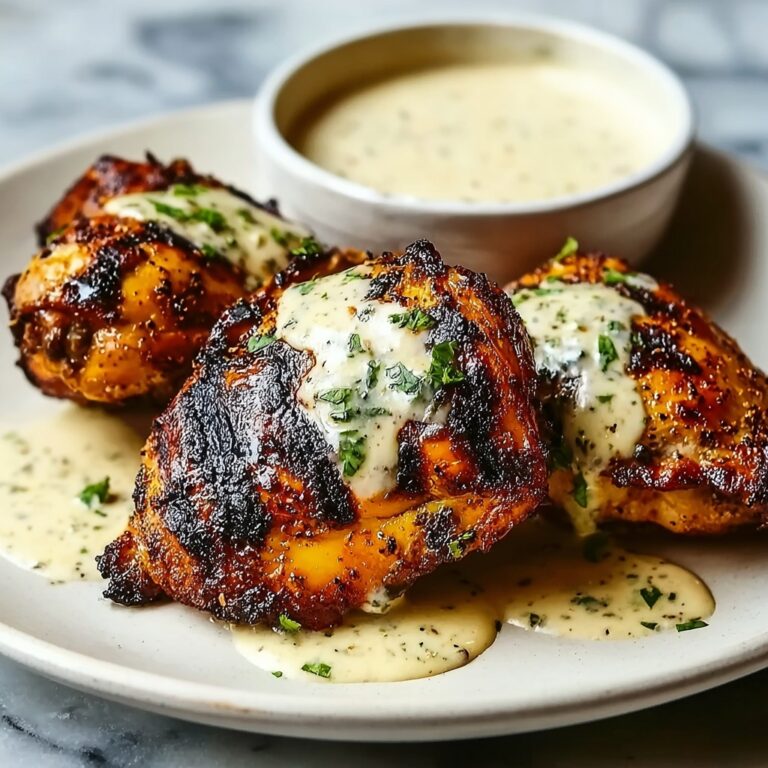 Cajun Grilled Chicken with Alabama White Sauce Recipe