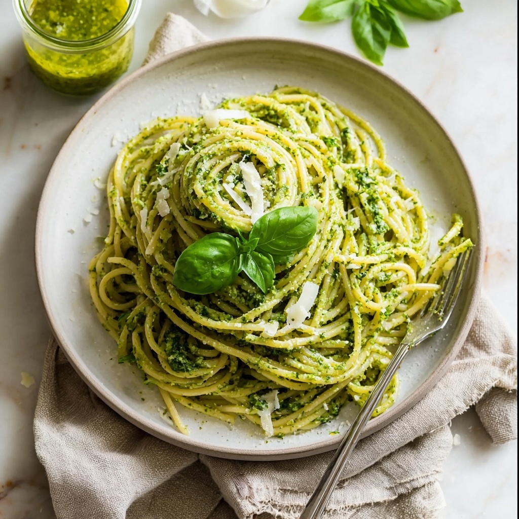 Delicious Pesto Pasta: Quick Recipe for Flavor Lovers Recipe - Recipe Image