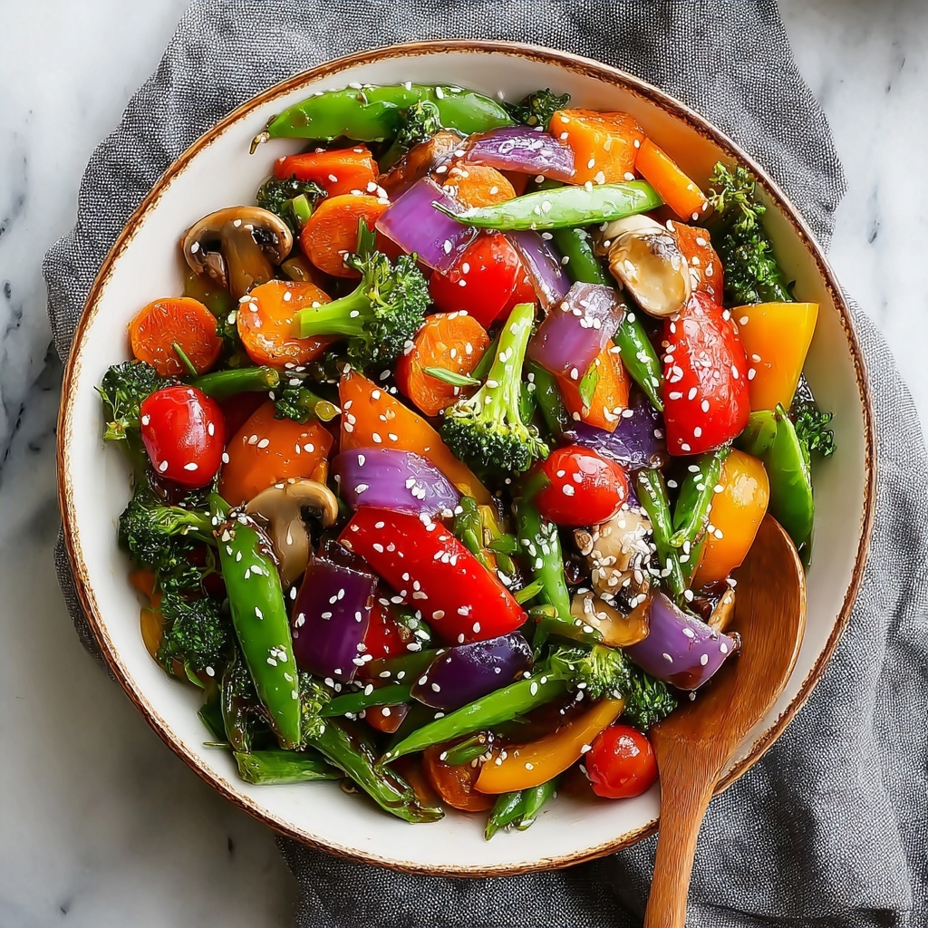 Savor the Color: Easy Vegetable Stir Fry for Busy Nights Recipe - Recipe Image