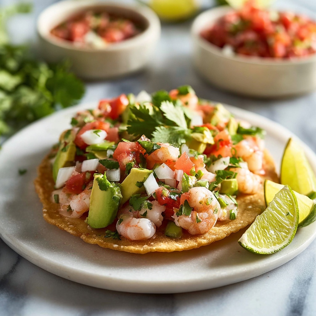 Shrimp Ceviche Tostadas Recipe - Recipe Image