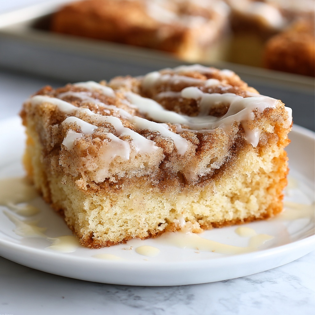 Easy Cinnamon Roll Cake Recipe - Recipe Image