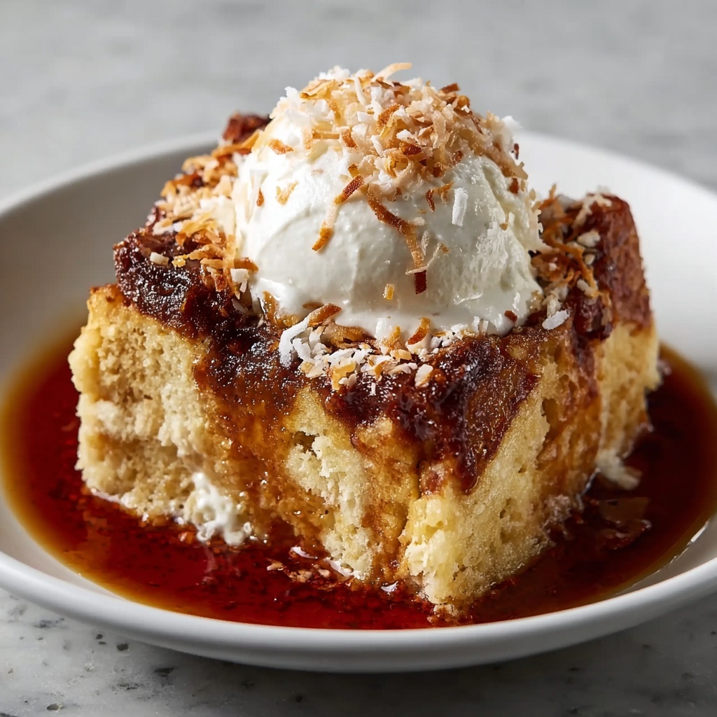 Caribbean Guava & Coconut Bread Pudding Recipe - Recipe Image