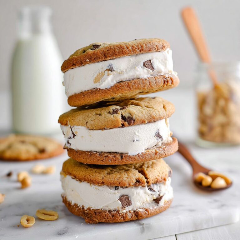 Vegan Banana Ice Cream Sandwiches with Peanut Butter and Chocolate Recipe