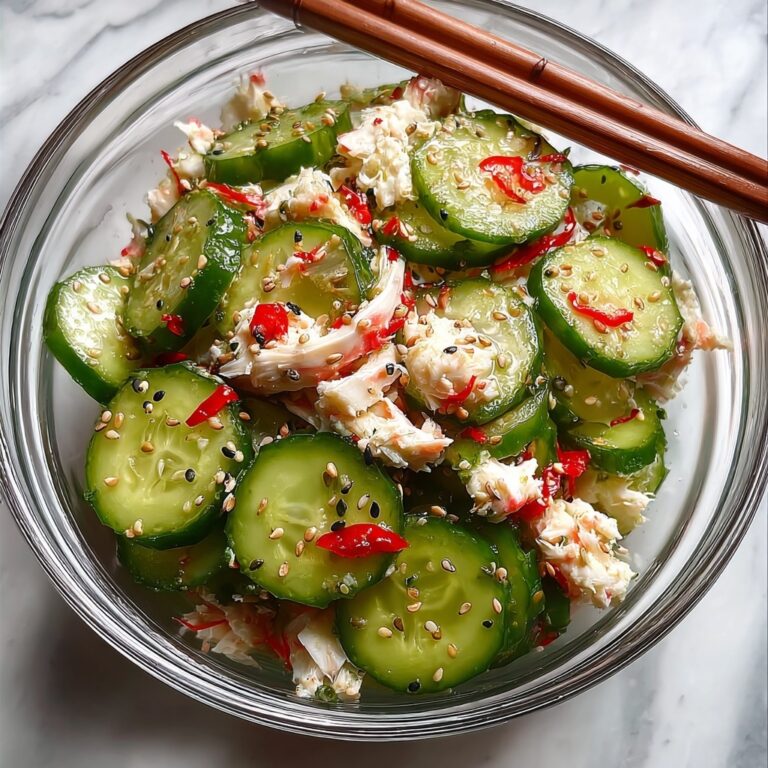 Easy California Roll Cucumber Salad Recipe