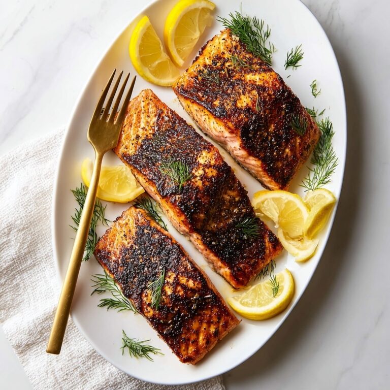 Baked Cajun Salmon with Parmesan Risotto Recipe