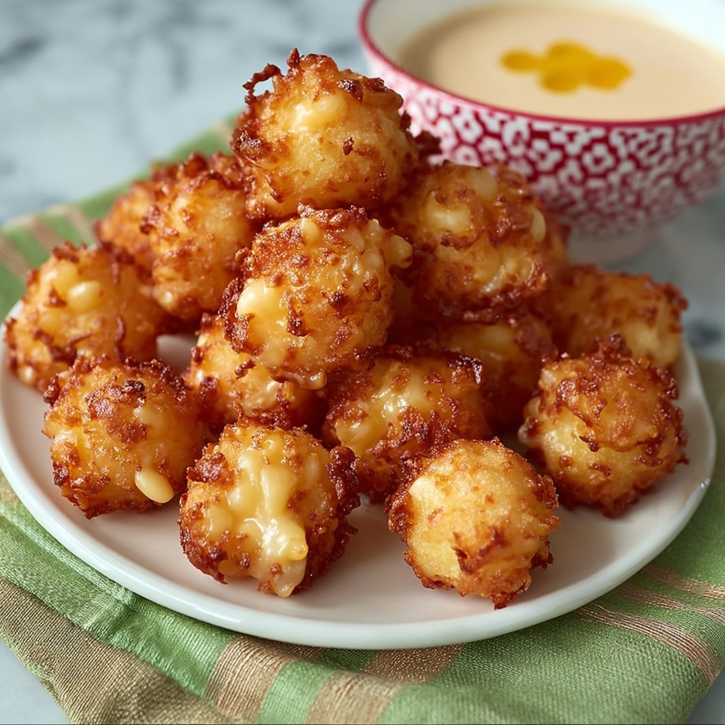 Crispy Corn Nuggets with Optional Dipping Sauces Recipe - Recipe Image