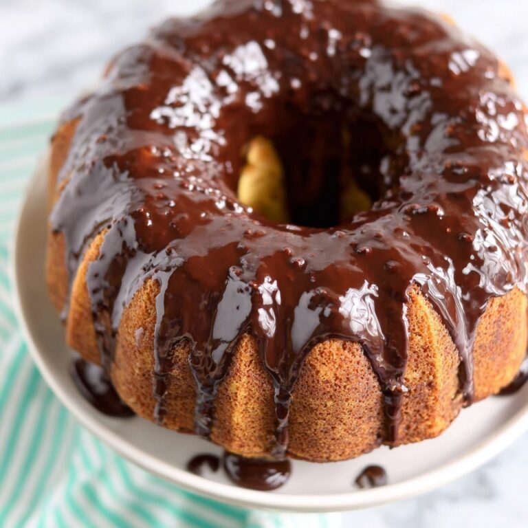 Brazilian Carrot Cake with Chocolate Glaze Recipe