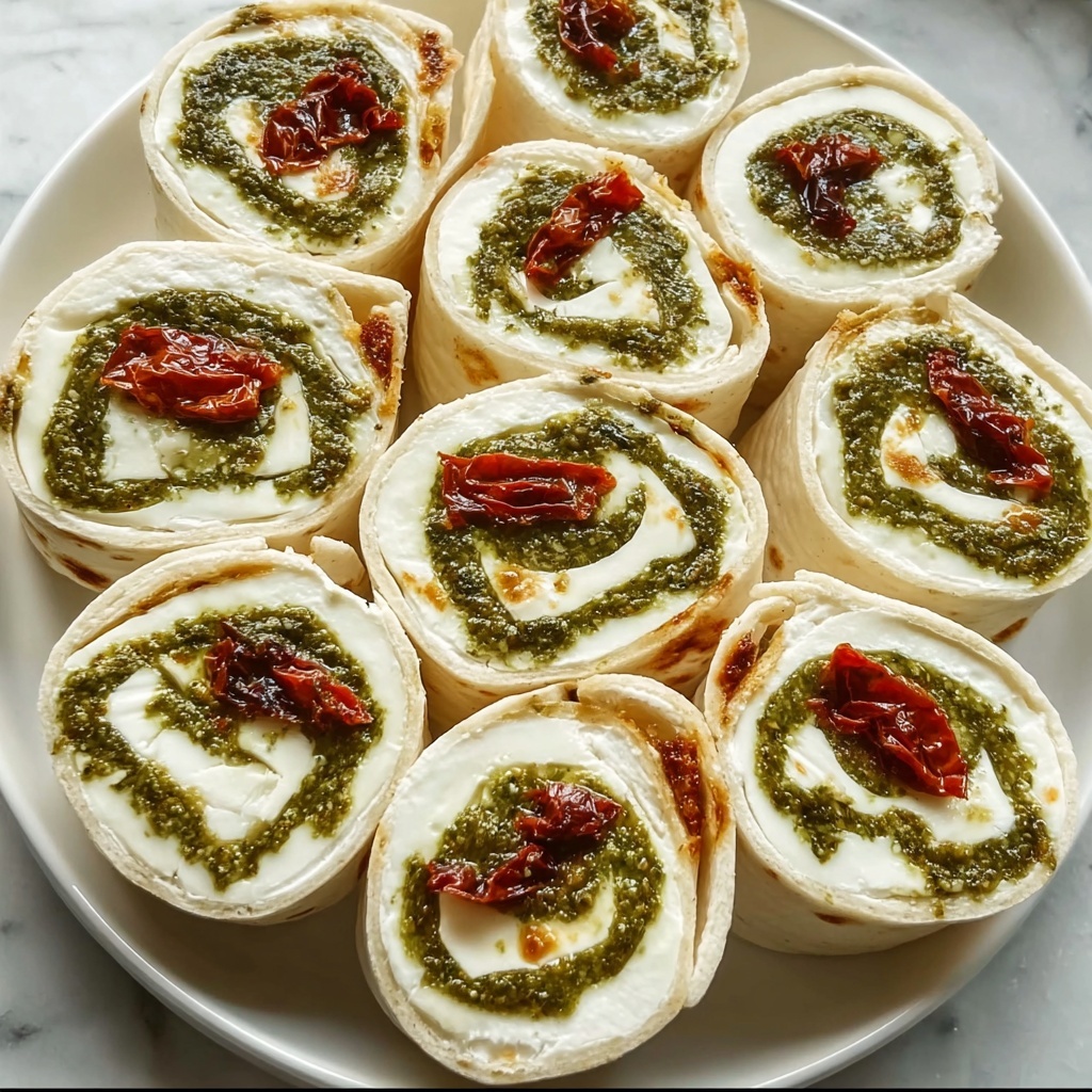 Sundried Tomato Pesto Pinwheels: 7 Irresistible Bites Recipe - Recipe Image