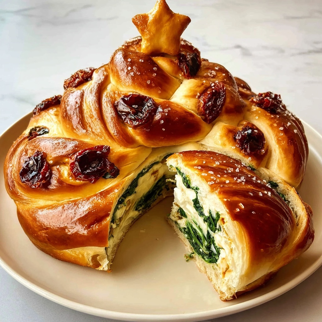 Christmas Tree Stuffed Bread: 7 Festive Flavors Await Recipe - Recipe Image