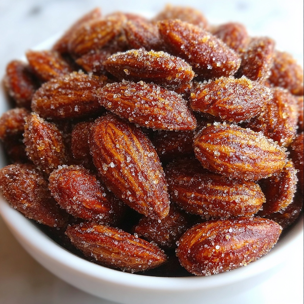 Air Fryer Cinnamon Almonds: 5-Minute Crunchy Bliss Recipe - Recipe Image