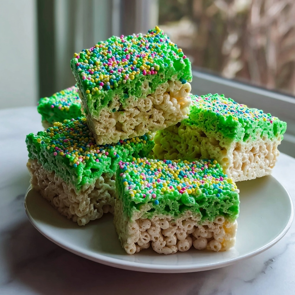 St Patrick's Day Rice Krispies Treats Recipe - Recipe Image