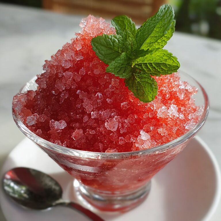 Easy Watermelon Granita Recipe