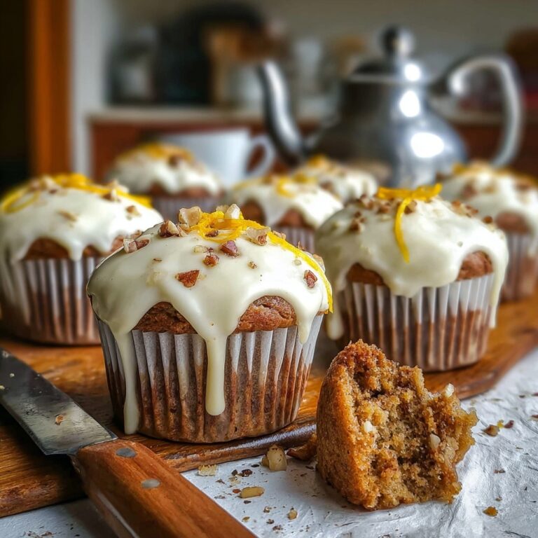 Spiced Date and Walnut Cupcakes with Orange Cream Drizzle Recipe