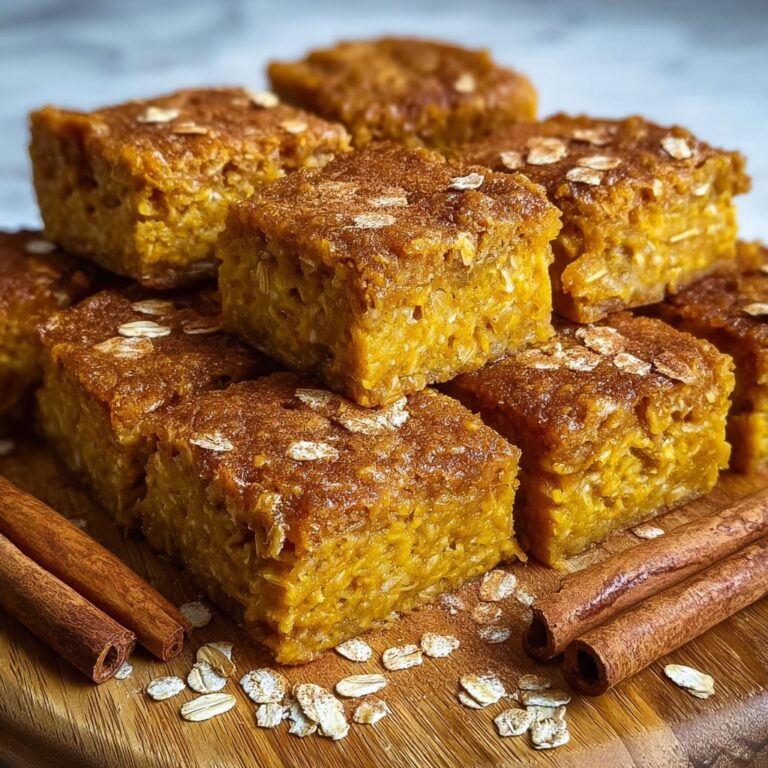 Pumpkin Oatmeal Bars Recipe