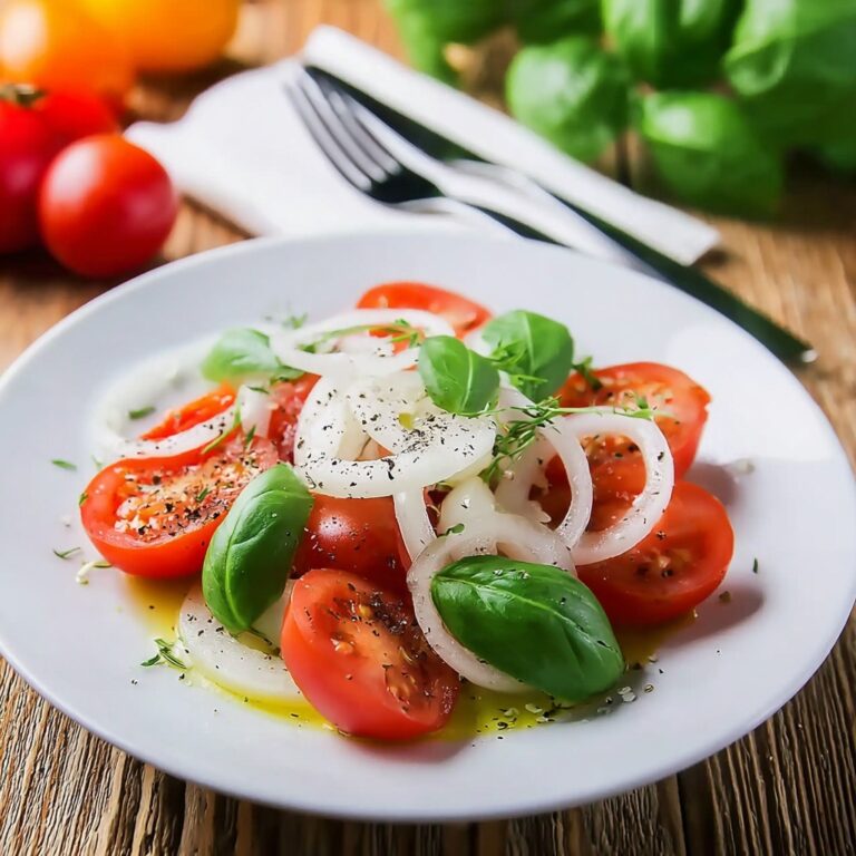 Fennel and Tomato Salad with Basil and Zesty Lemon Vinaigrette Recipe
