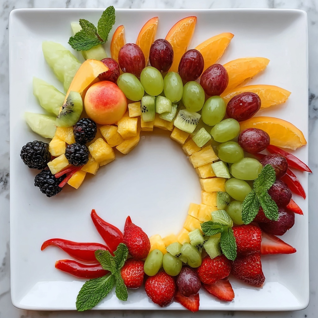 Dragon-Shaped Fruit Platter Recipe - Recipe Image