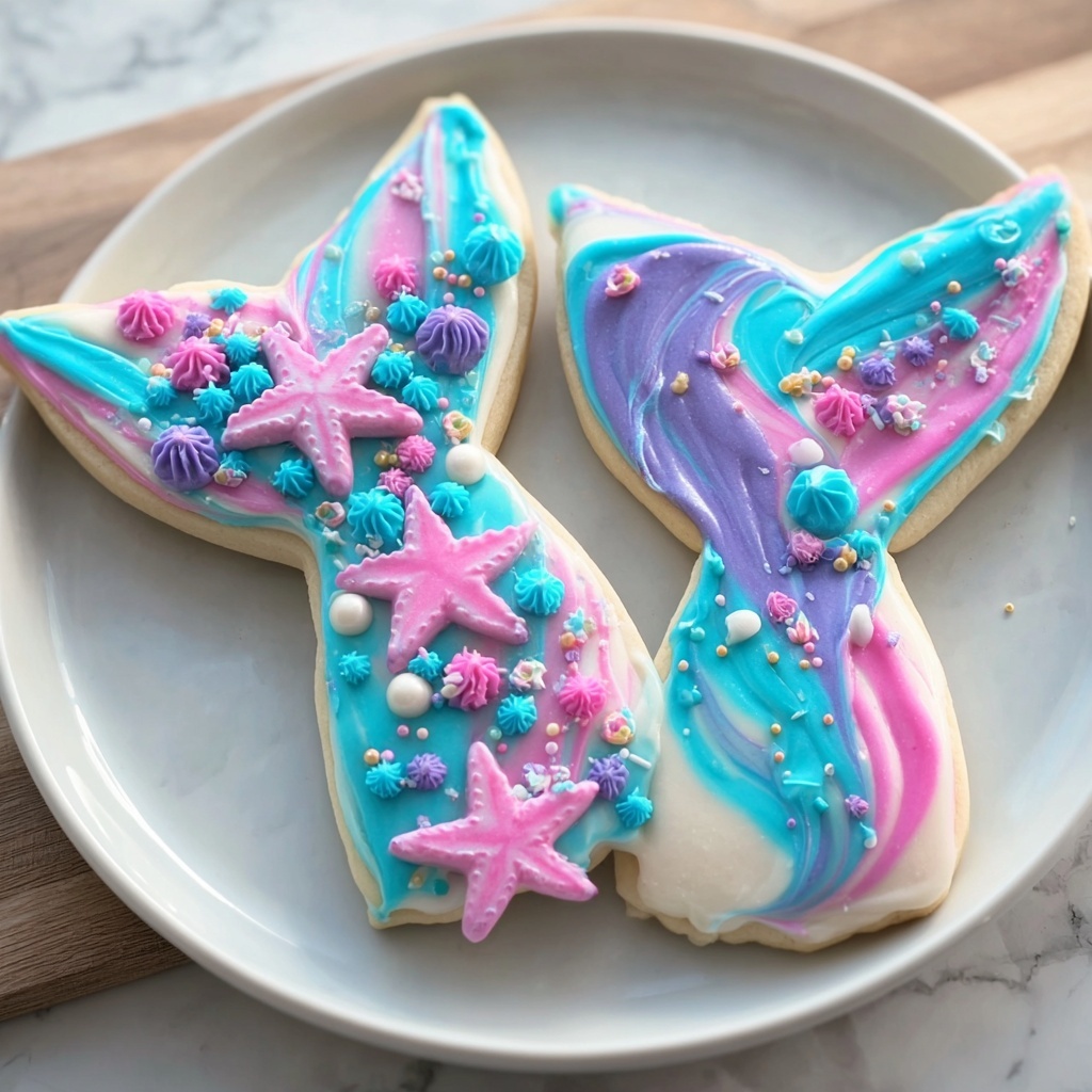 Mermaid Tail Under Sea Cookies Recipe - Recipe Image