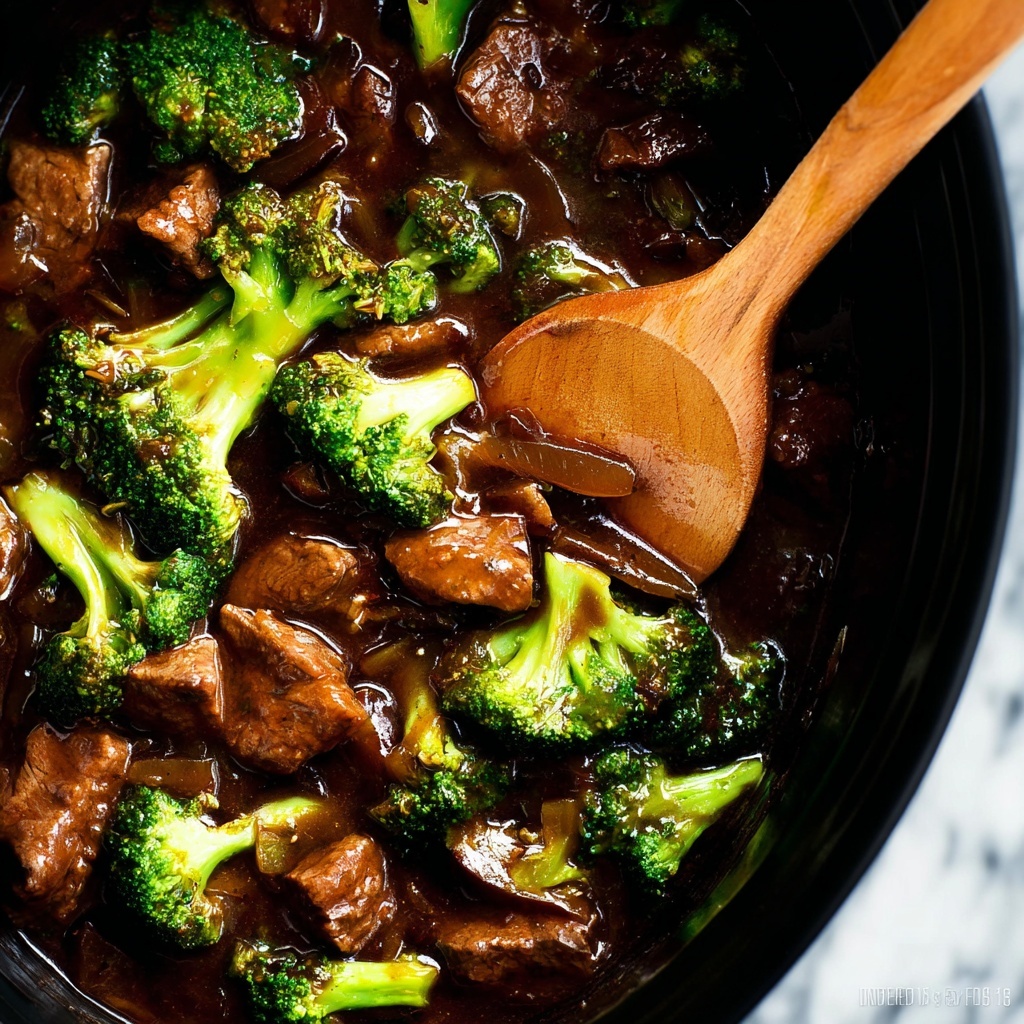 Crock Pot Beef and Broccoli Recipe - Recipe Image