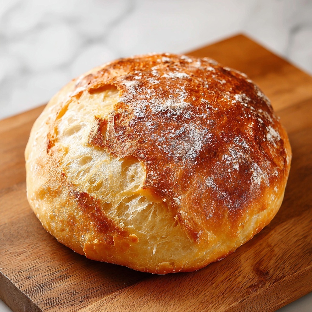 Easy No-Knead Artisan Bread Recipe - Recipe Image