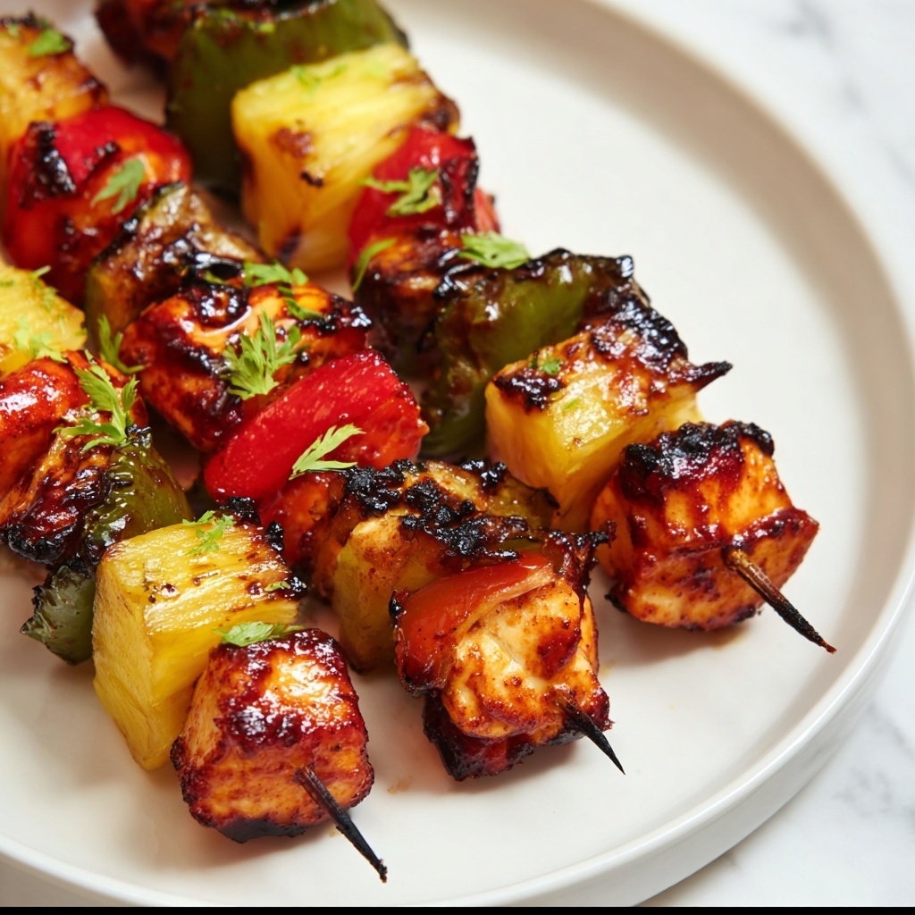 Sweet BBQ Chicken Kebabs Recipe - Recipe Image