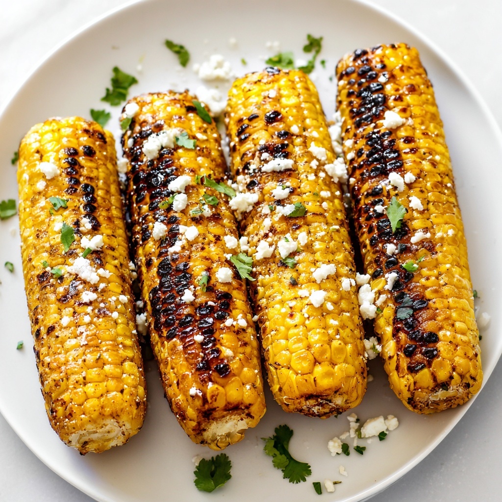 Grilled Corn with Cilantro-Lime Butter Recipe - Recipe Image