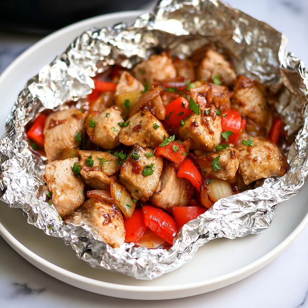 BBQ Chicken Foil Packs Recipe - Recipe Image