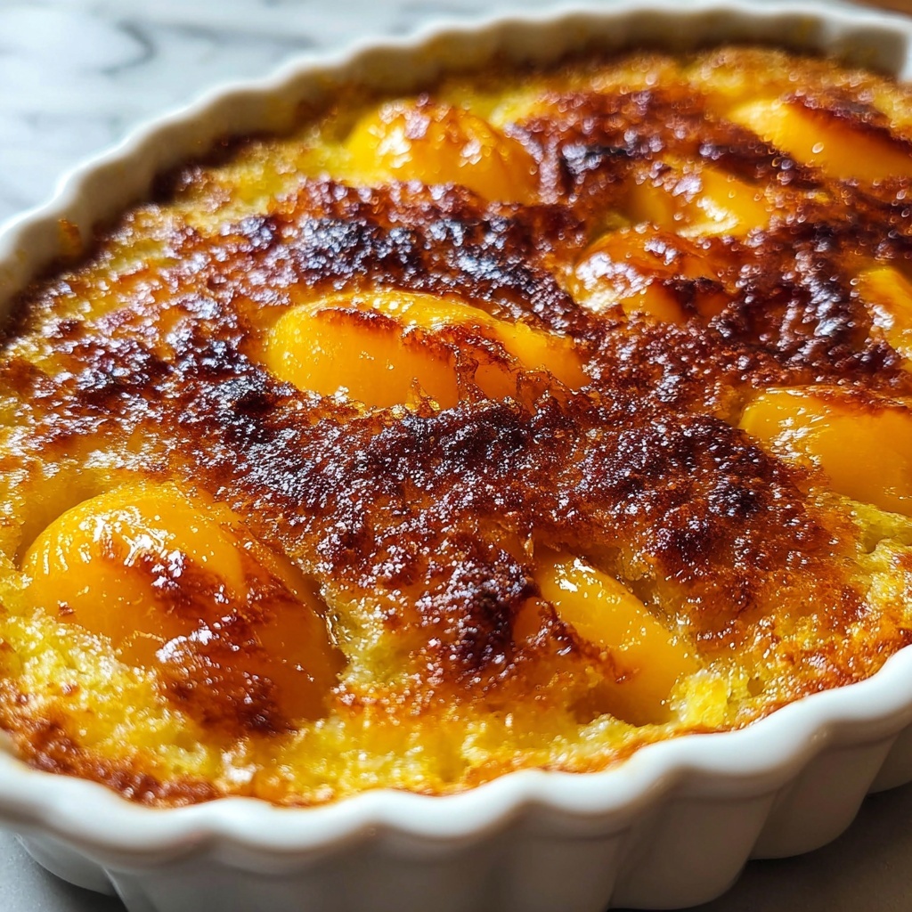 Easy Southern Peach Cobbler Recipe - Recipe Image