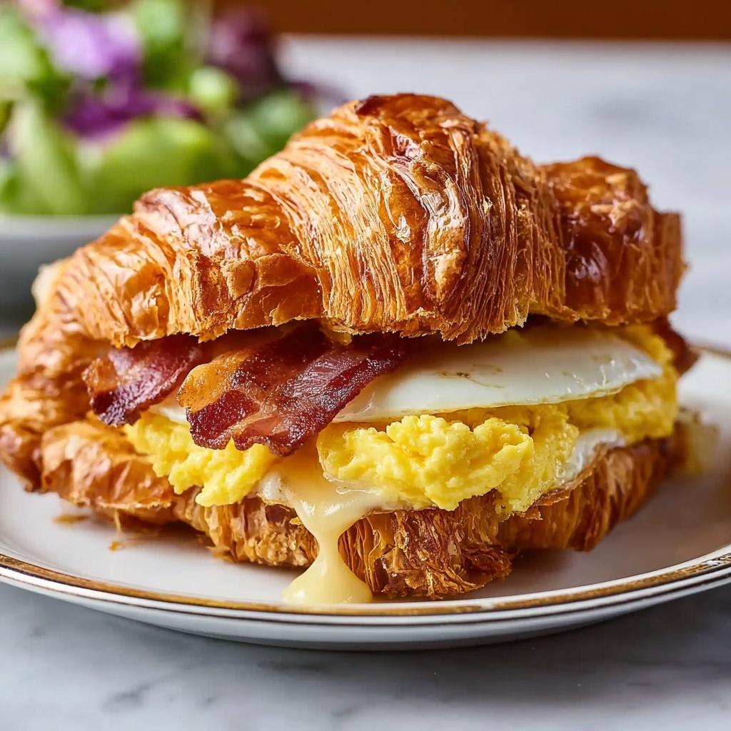 Croissant Breakfast Sandwiches Recipe - Recipe Image