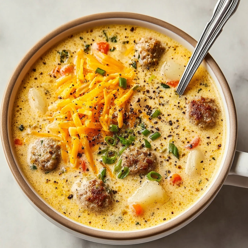 Beer Cheese Potato Soup with Sausage Recipe - Recipe Image