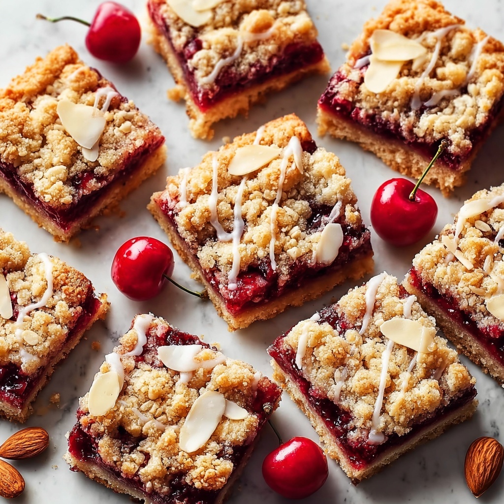 Cherry Pie Bars with Lemon Glaze Recipe - Recipe Image