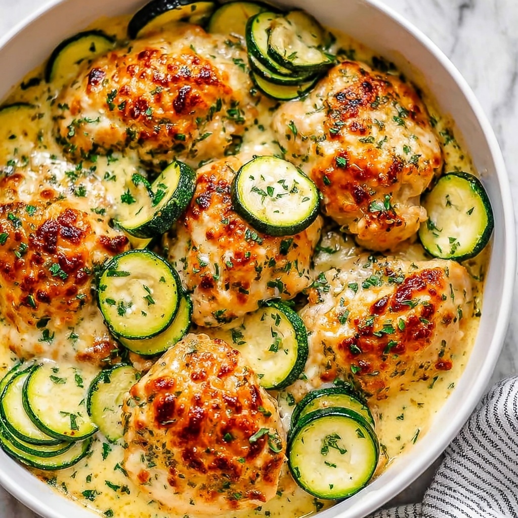 Baked Chicken and Zucchini with Cherry Tomatoes, Feta, and Lemon Recipe - Recipe Image