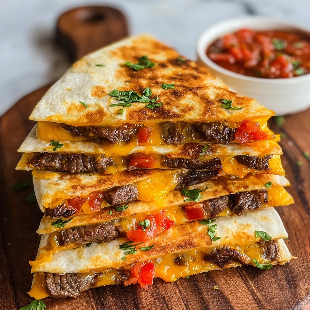 Steak Fajita Quesadillas Recipe - Recipe Image
