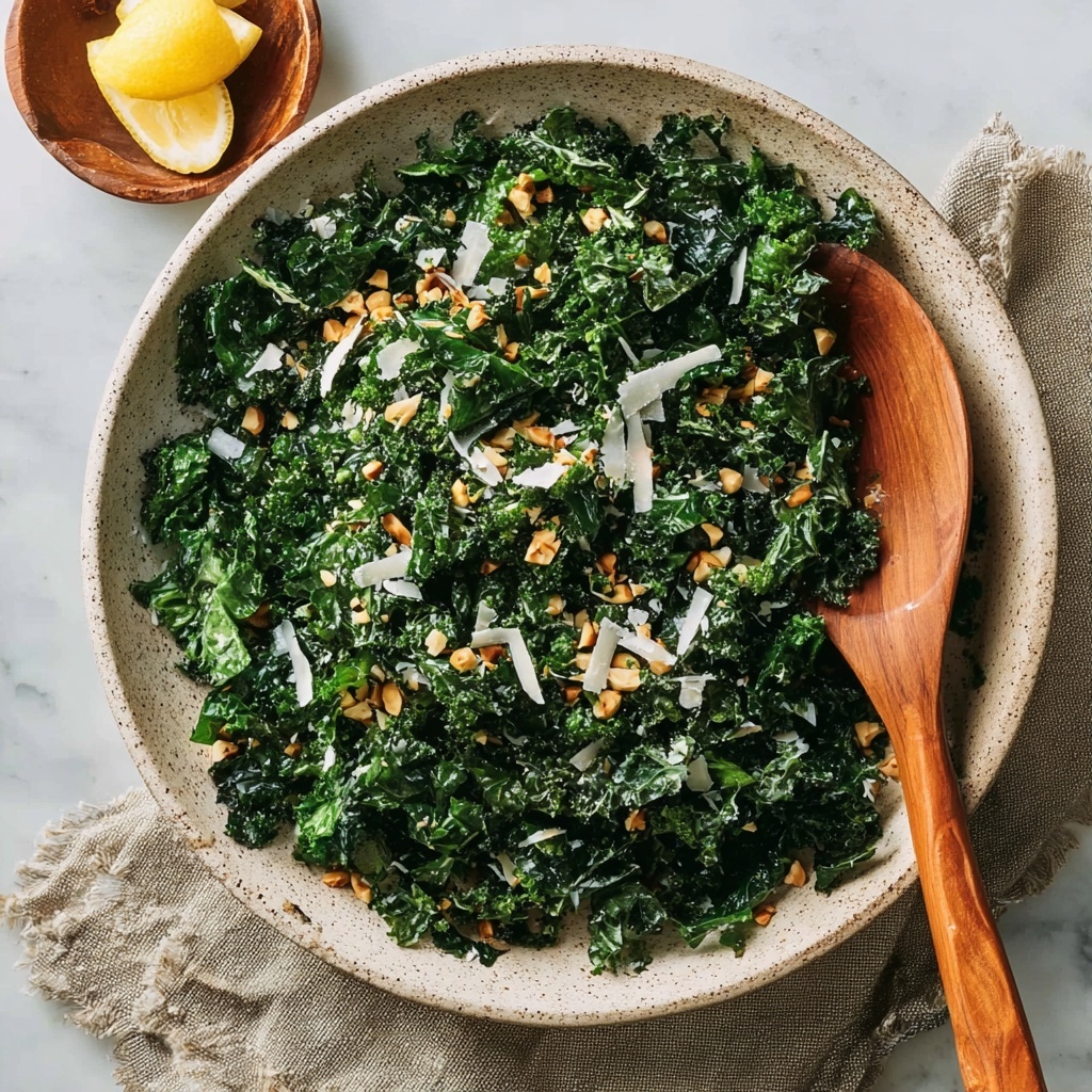 Kale Salad with Lemon Dressing Recipe - Recipe Image