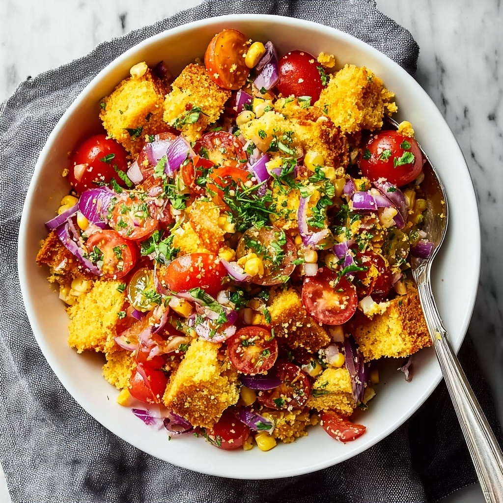Southern Cornbread Salad Recipe - Recipe Image