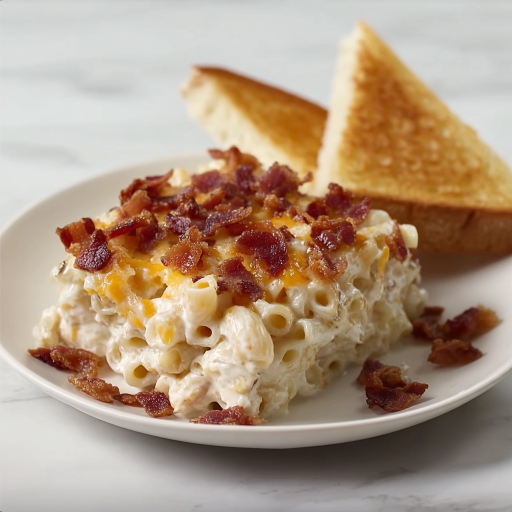 Creamy Chicken Bacon Ranch Casserole Recipe - Recipe Image