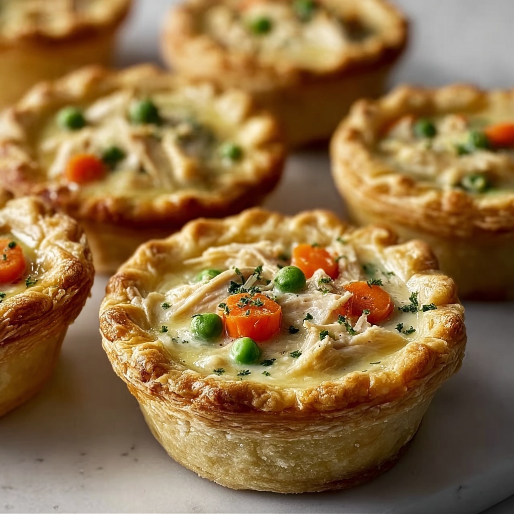 Mini Chicken Pot Pies Recipe - Recipe Image