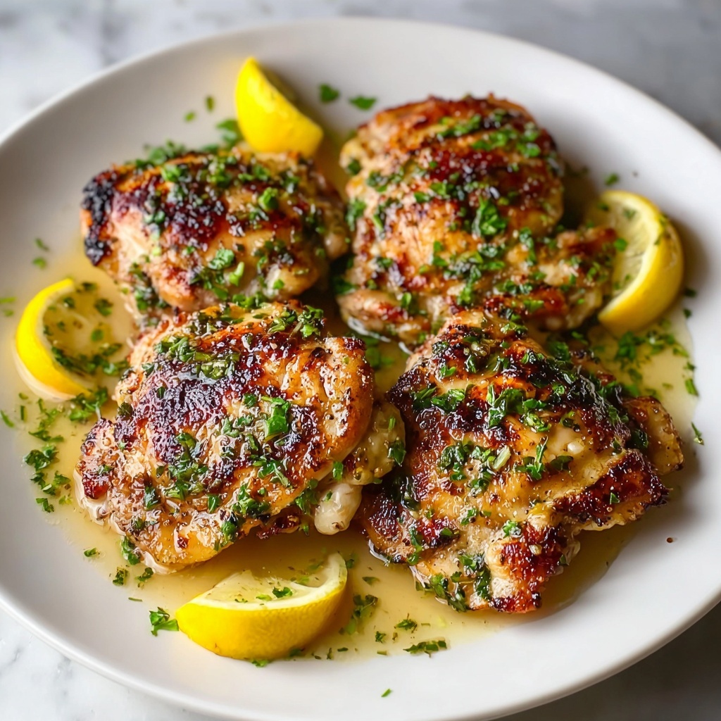 Garlic Lemon Chicken Thighs Recipe - Recipe Image