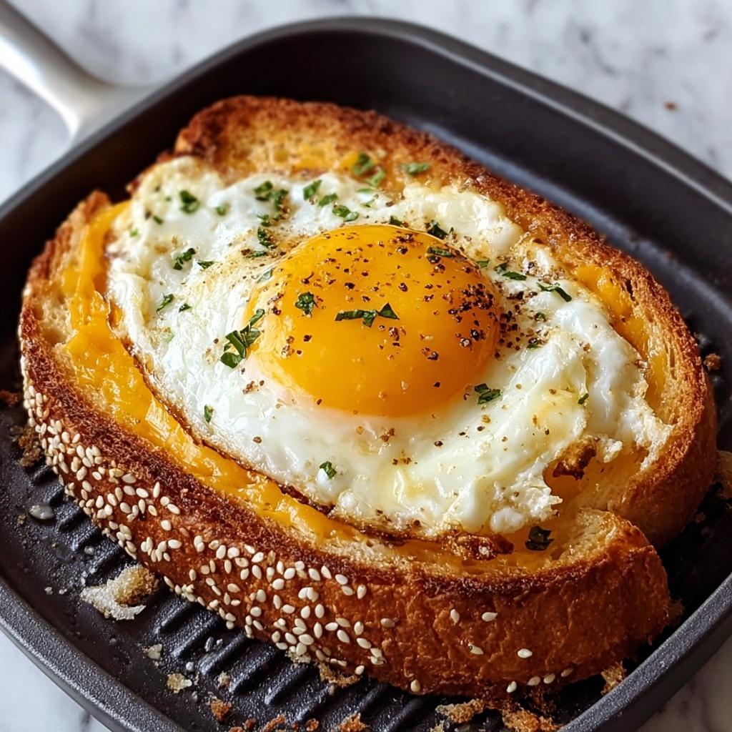 Air Fryer Egg and Cheese Toast Recipe for a Quick, Tasty Breakfast Recipe - Recipe Image