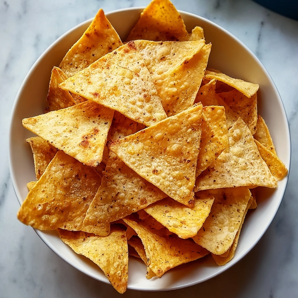 Baked Tortilla Chips Recipe for Easy, Crispy Snacking Recipe - Recipe Image