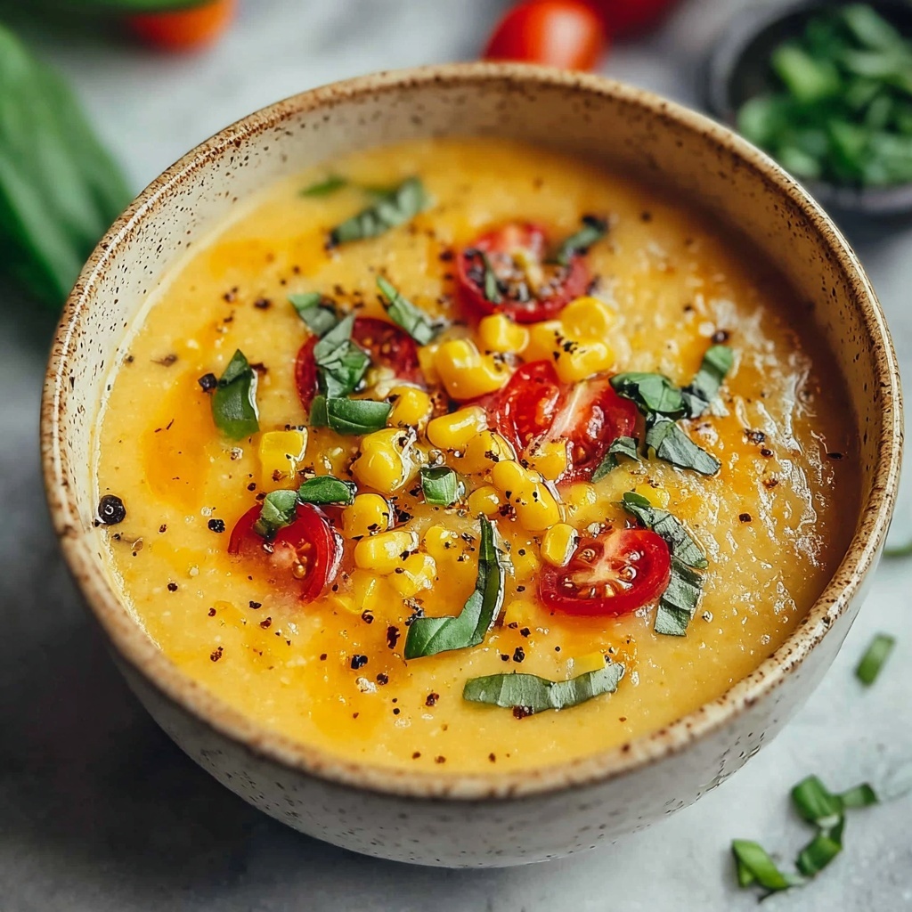 Corn Gazpacho Soup Recipe - Recipe Image