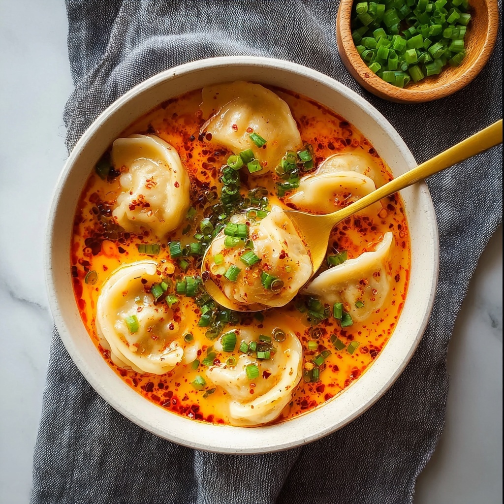 Coconut Curry Soup with Vegan Dumplings Recipe - Recipe Image