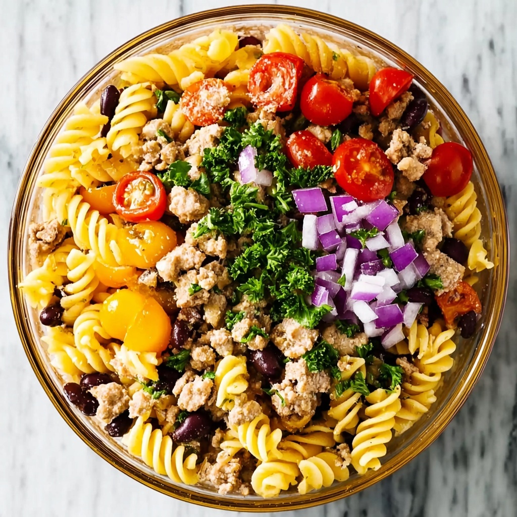 Cowboy Pasta Salad Recipe - Recipe Image