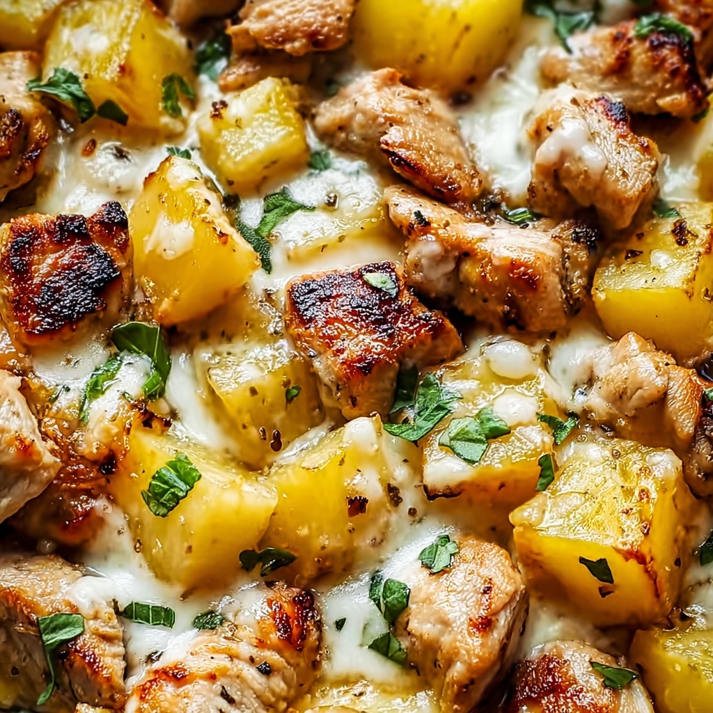 Garlic Parmesan Chicken and Potatoes Recipe - Recipe Image