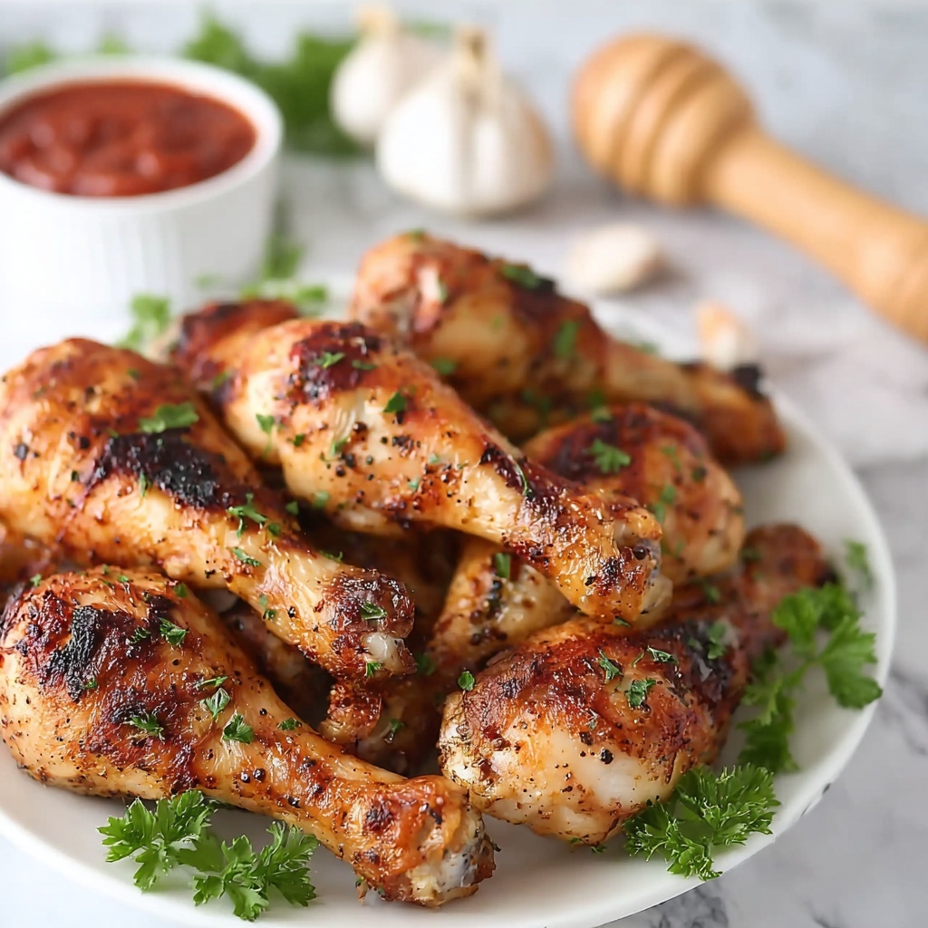 Oven Baked Chicken Drumsticks Recipe - Recipe Image