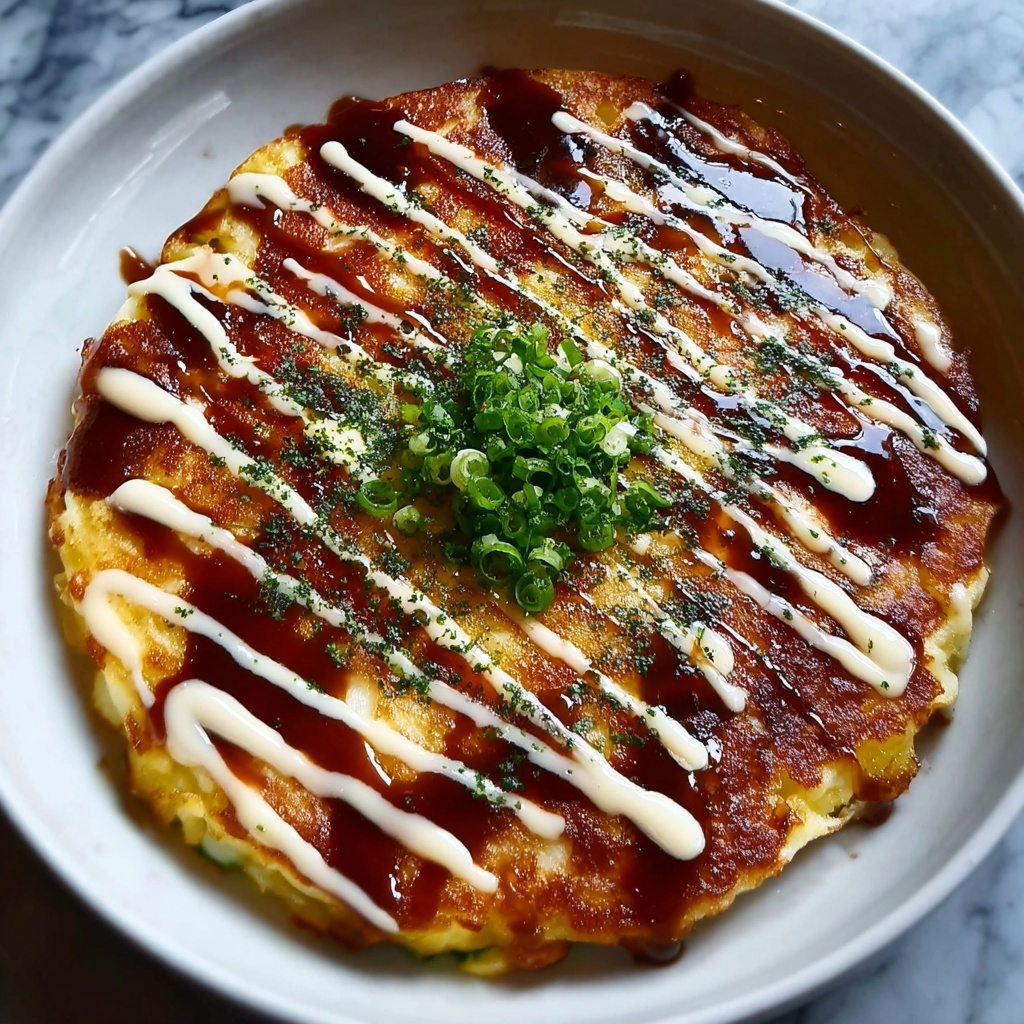 Okonomiyaki – Japanese Pancakes Recipe - Recipe Image