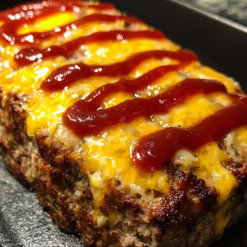 Cheeseburger Meatloaf Recipe - Recipe Image