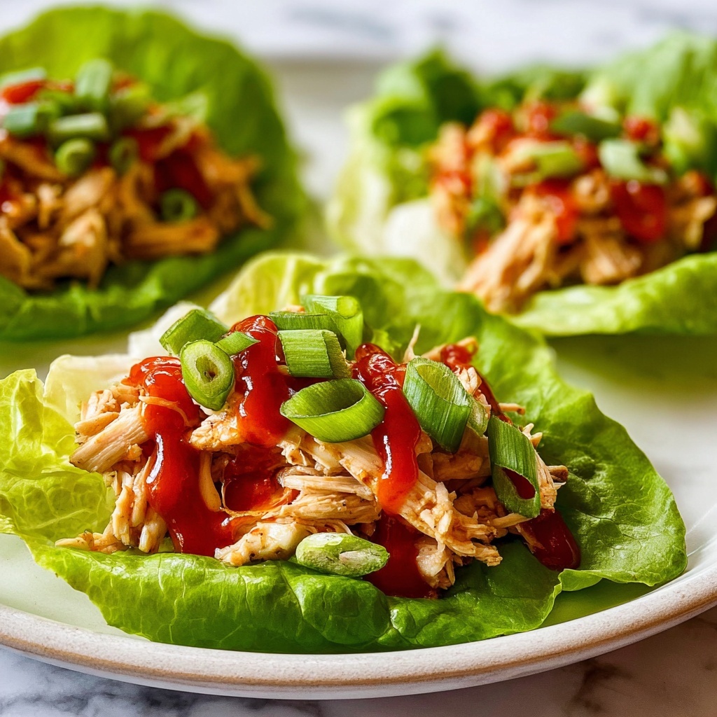 Spicy Thai Chicken Lettuce Wraps Recipe - Recipe Image