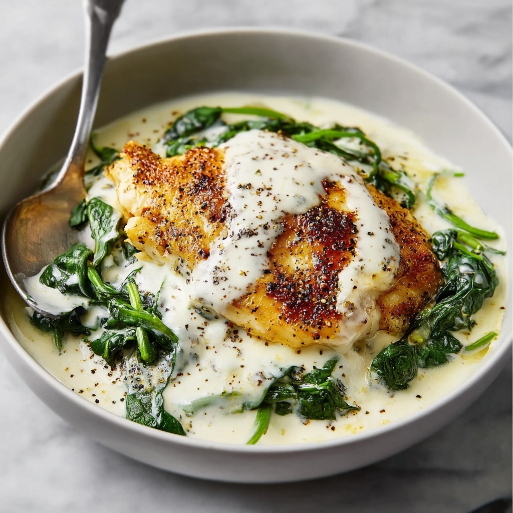 Creamy Chicken Florentine Recipe - Recipe Image