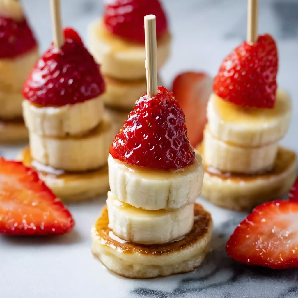 Strawberry Banana Pancake Skewers Recipe - Recipe Image
